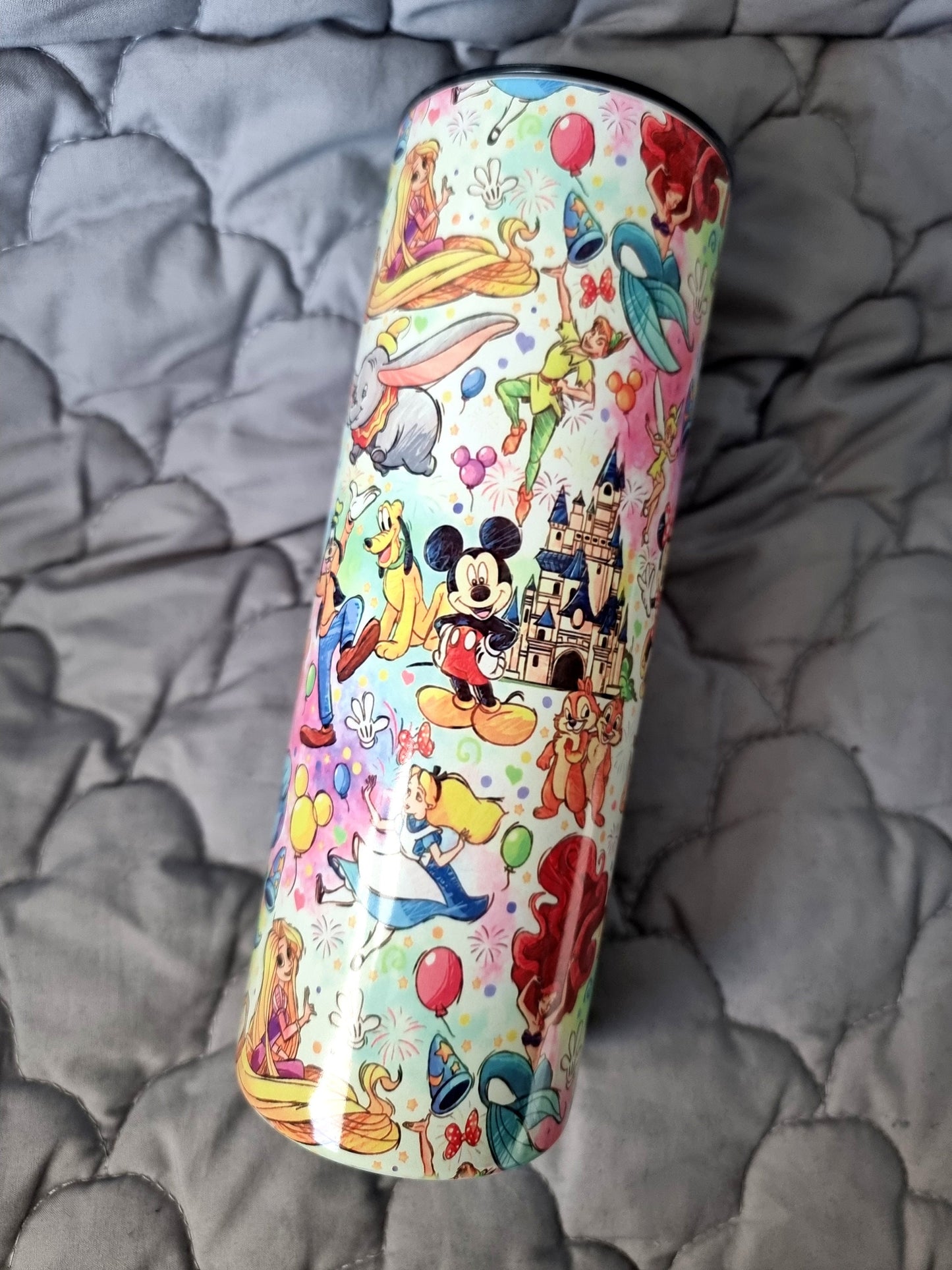 Disney world characters- 20oz stainless steel sublimated Tumbler